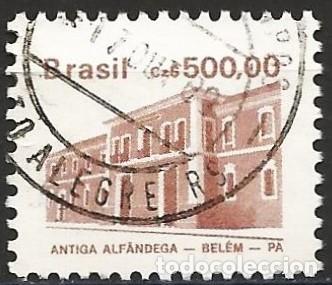 Sellos: Brasil 1988 - Mi 2274 - YT 1893 - Edificio de la Aduana, Bel&eacute;m - Foto 1