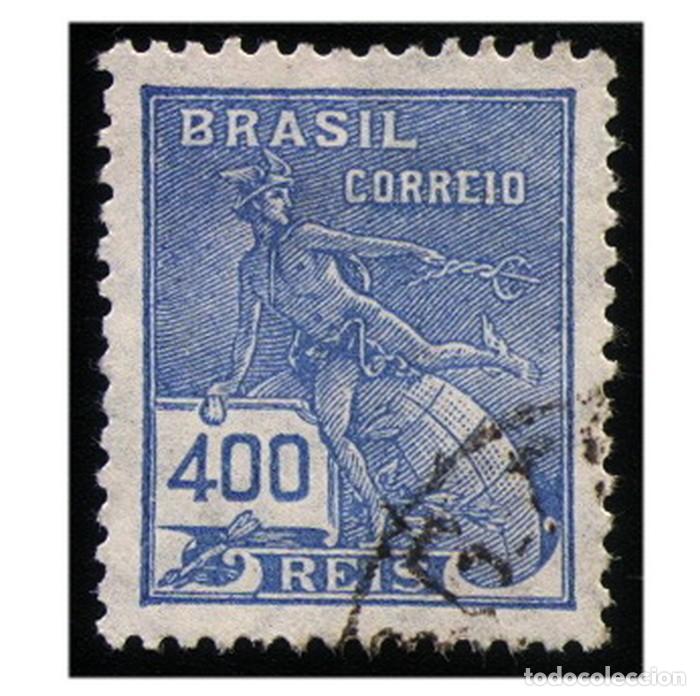 Sellos: BRASIL 1936. YVERT 176b(B). ALEGOR&Iacute;A. USADO - Foto 1