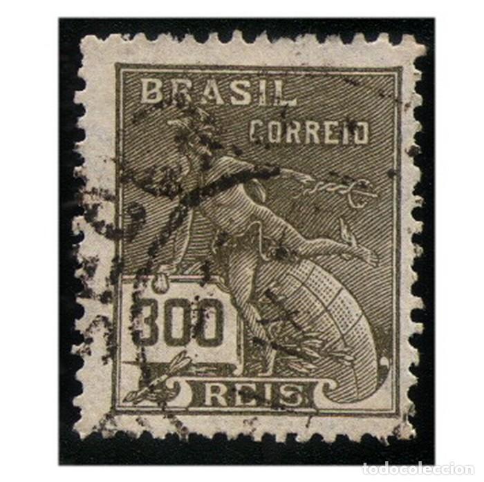 Sellos: BRASIL 1937. YVERT 175c(A). ALEGOR&Iacute;A. USADO - Foto 1