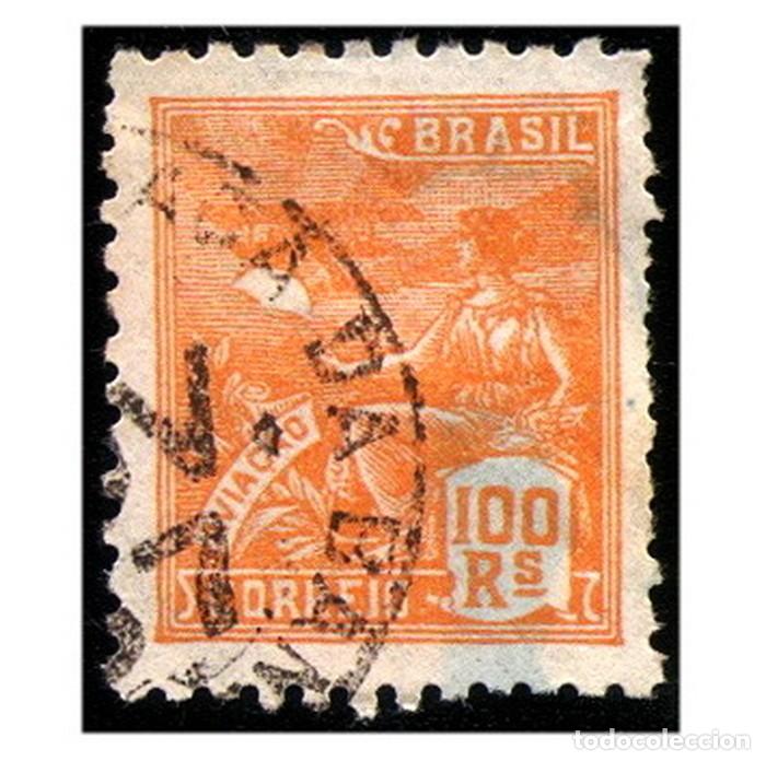 Sellos: BRASIL 1940. YVERT 171d. ALEGOR&Iacute;A. USADO - Foto 1