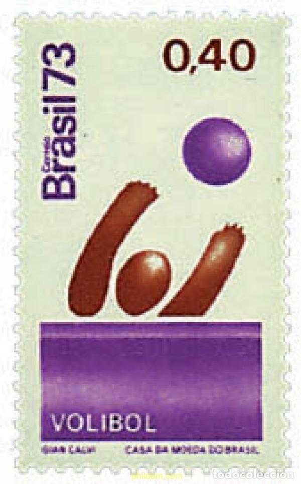 Sellos: 758446 HINGED BRASIL 1973 DEPORTES - Foto 1