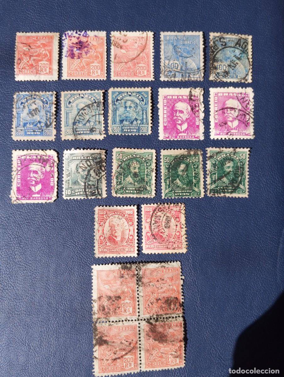 Sellos: BRASIL, LOTE DE 21 SELLOS - Foto 1