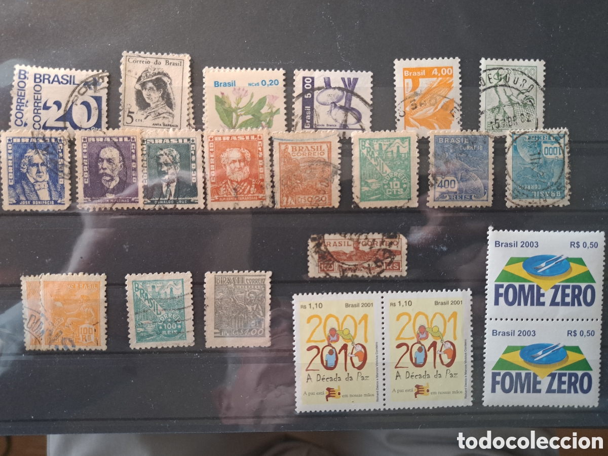 Sellos: Lote (37) sellos Brasil - Foto 4