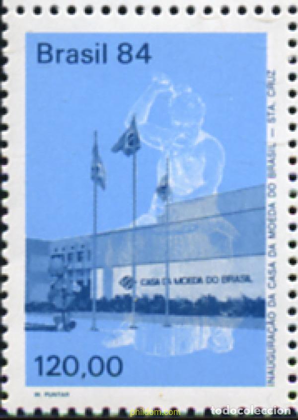Sellos: 294122 MNH BRASIL 1984 NUEVO EDIFICIO DE LA CASA DE LA MONEDA - Foto 1