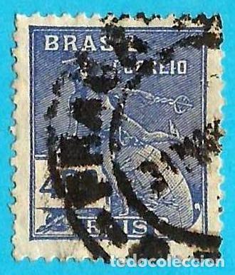 Sellos: Brasil. 1920. Scott # 229. Mercurio - Foto 1