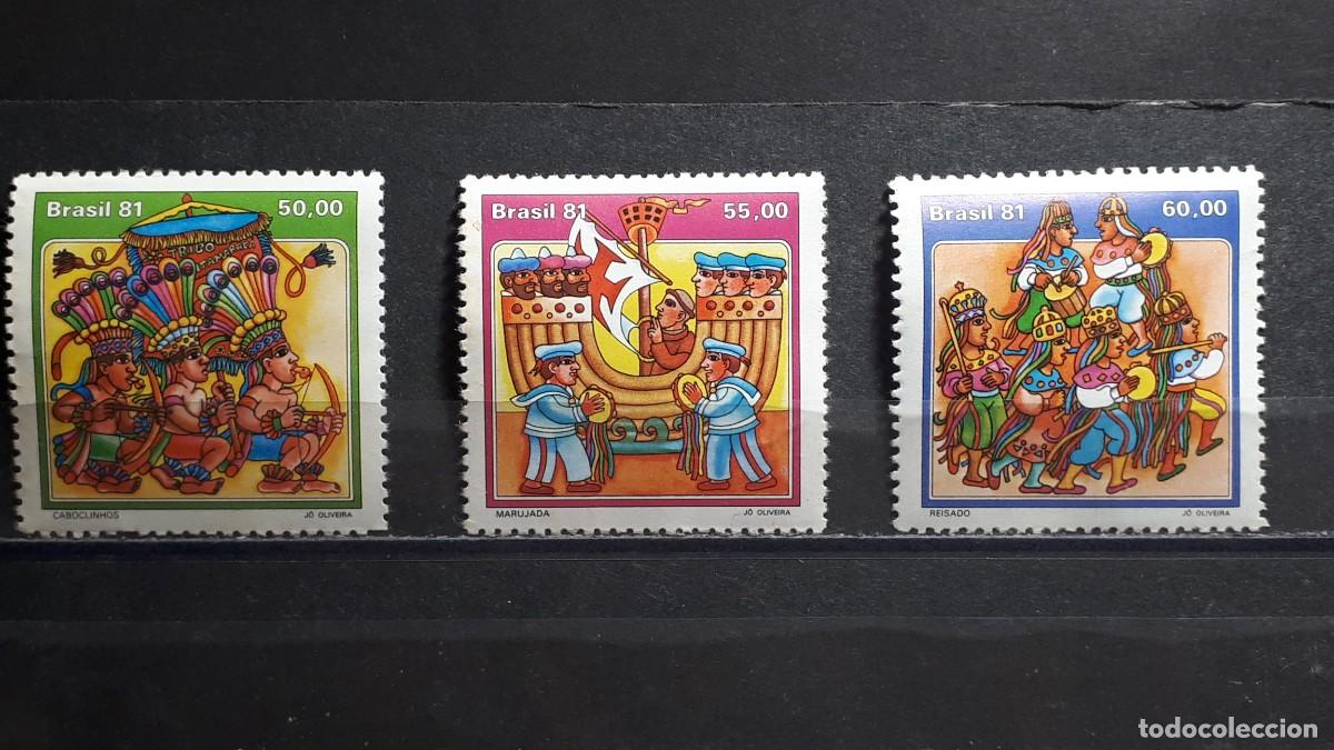 Sellos: BRASIL. A&Ntilde;O 1981. **. YVERT 1490/2 - Foto 1