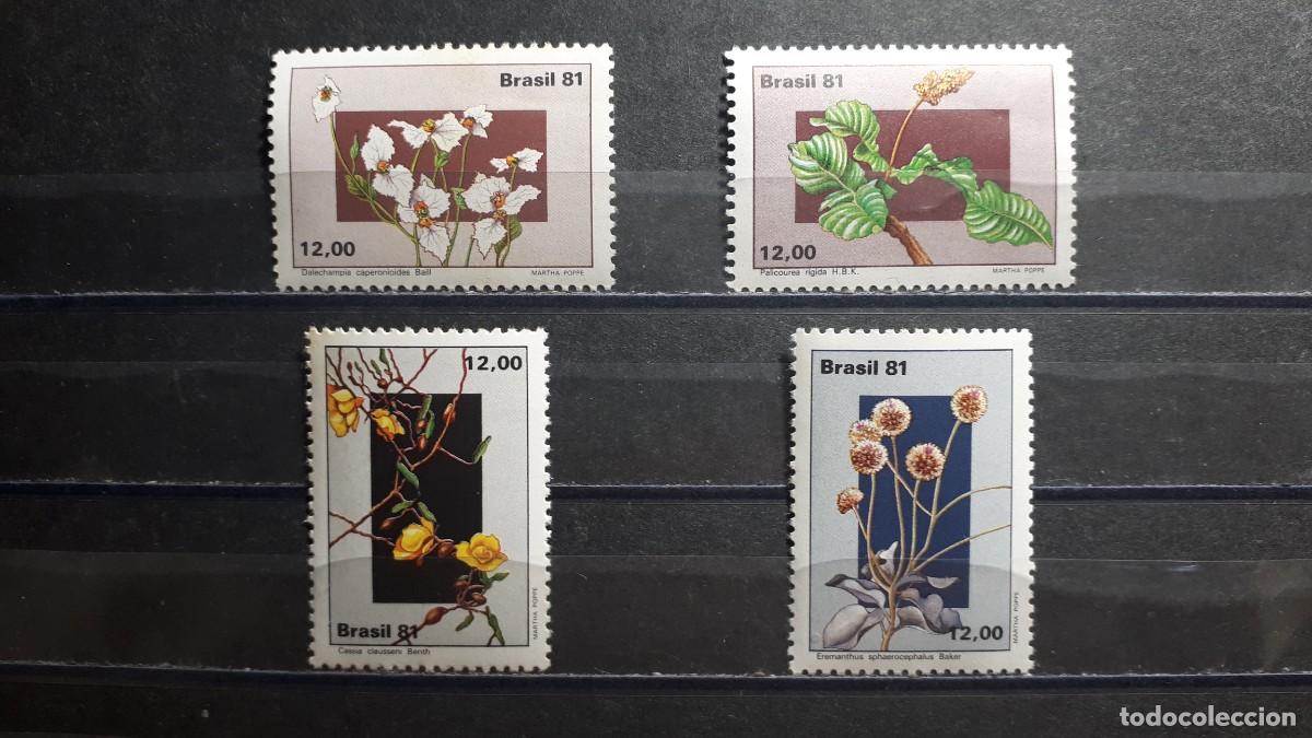Sellos: BRASIL. A&Ntilde;O 1981. **. YVERT 1496/9 - Foto 1