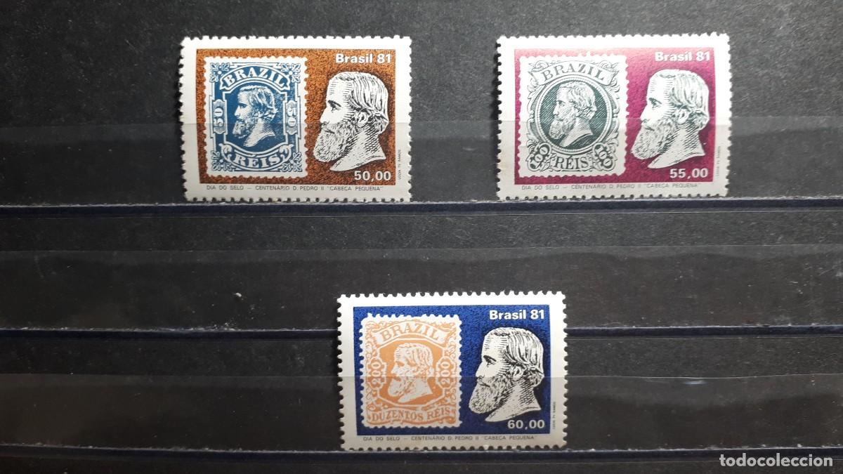 Sellos: BRASIL. A&Ntilde;O 1981. **. YVERT 1495/7 - Foto 1