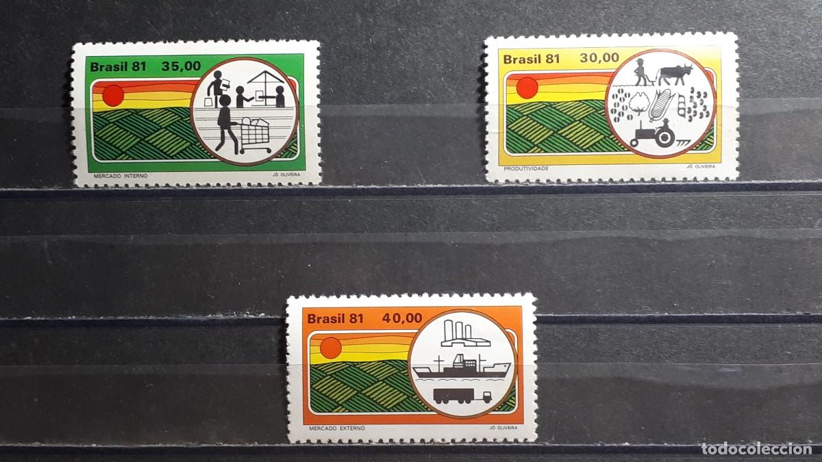 Sellos: BRASIL. A&Ntilde;O 1981. **. YVERT 1461/3 - Foto 1