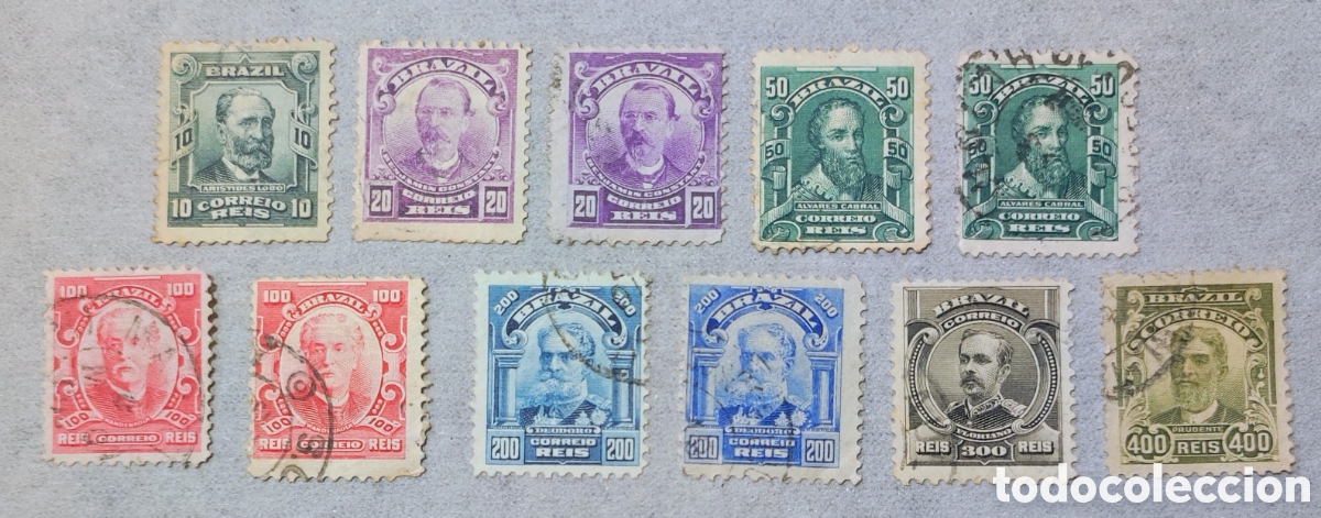 Sellos: Brasil. 1906. Yvert 163-169 - Foto 1
