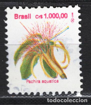 Sellos: BRASIL 1992 usado FLORA Yvert 2093 - Foto 1