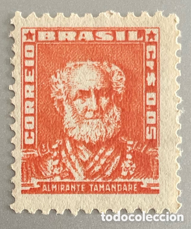 Sellos: Brasil. Joaquim Marqu&eacute;s. 1954 - Foto 1