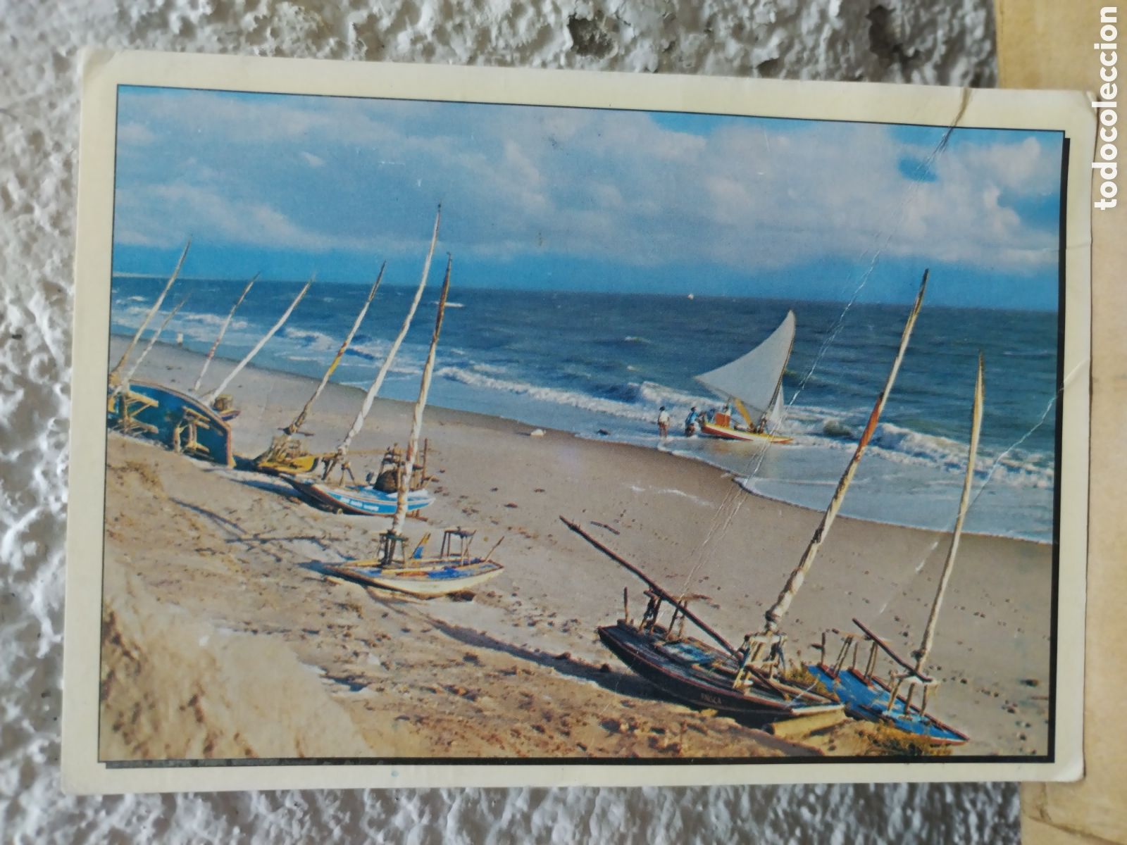 Sellos: POSTAL CON SELLOS DE BRASIL a&ntilde;o 2010 - Foto 1
