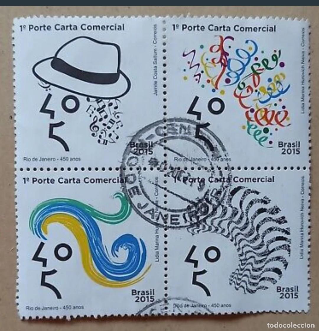 Sellos: Brasil 2015- Cidade do rio de Janeiro - Foto 1