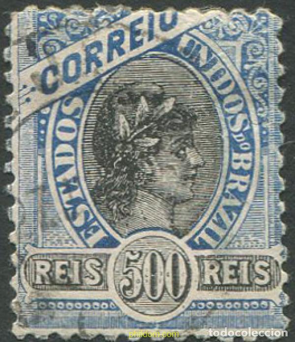 Sellos: 674123 USED BRASIL 1894 GRAVADOS