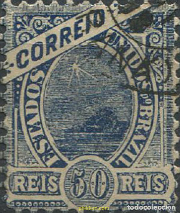 Sellos: 674119 USED BRASIL 1894 GRAVADOS