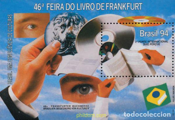 Sellos: 119462 MNH BRASIL 1994 46 FERIA DEL LIBRO EN FRANKFURT