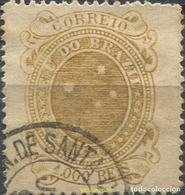 Sellos: 674101 USED BRASIL 1890 CONSTELACION CRUZ DEL SUR