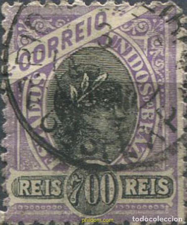 Sellos: 674124 USED BRASIL 1894 GRAVADOS