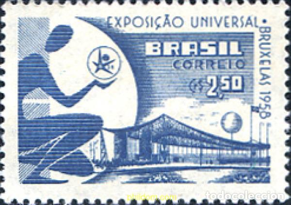 Sellos: 169248 MNH BRASIL 1958 EXPOSICION DE BRUSELAS