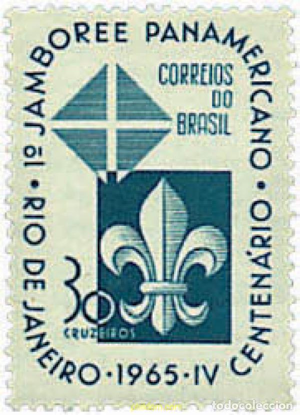 Sellos: 48941 MNH BRASIL 1965 1 JAMBOREE PANAMERICANO DE ESCULTISMO