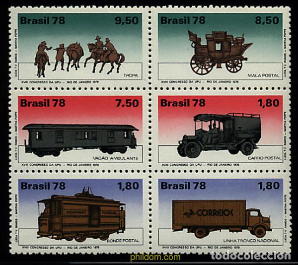 Sellos: 6541 MNH BRASIL 1978 18 CONGRESO DE LA UPU
