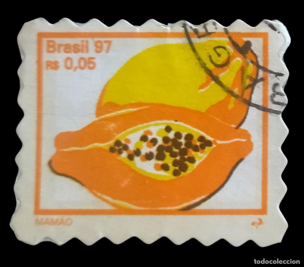 Sellos: BRASIL 1997 Frutas. USADO.