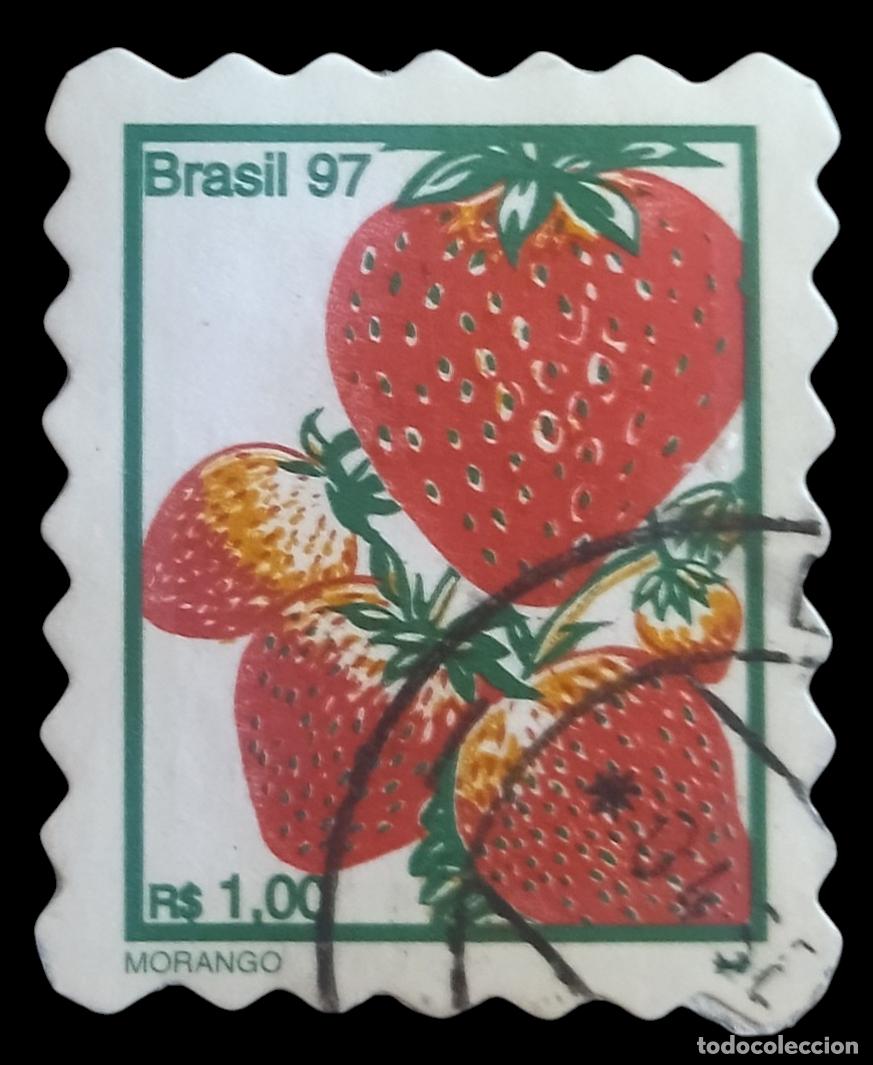 Sellos: BRASIL 1997 Frutas. USADO.