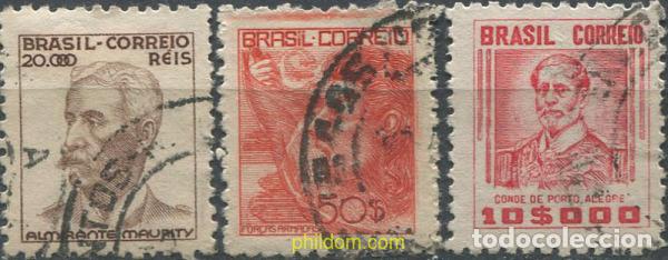 Sellos: 674875 USED BRASIL 1941 SERIE BASICA