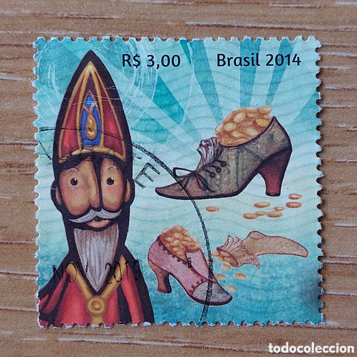 Sellos: 2014 Brasil usado Natal Navidad - Foto 3