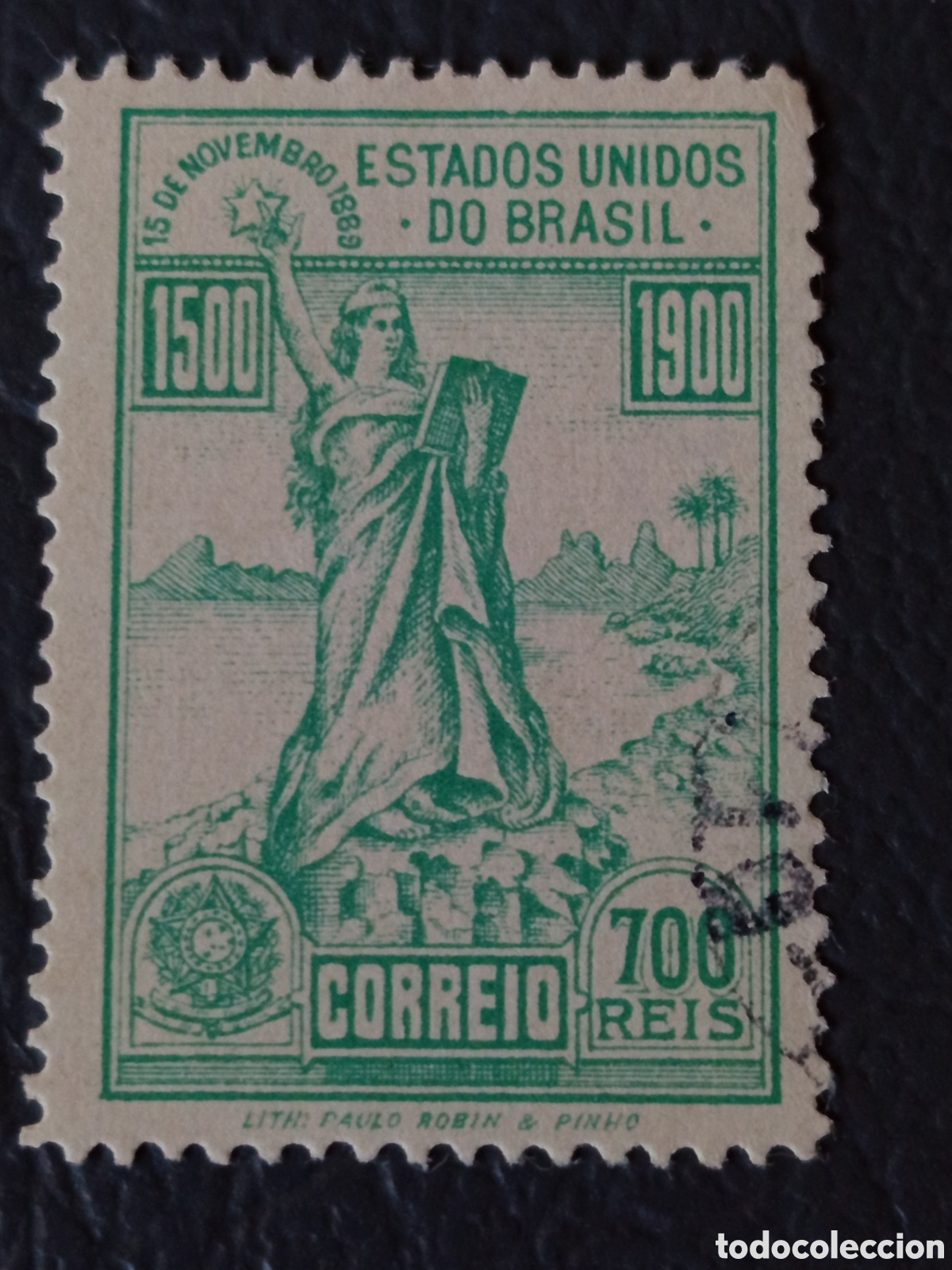 Sellos: Sello Brasil 1900 Conmemorativo 700 Reis | Michel 141 / Yvert 115 / SG 229