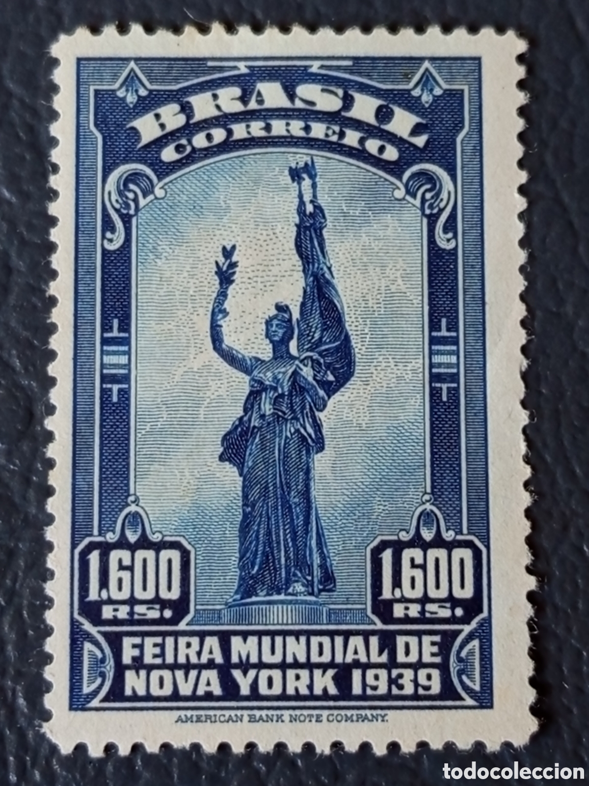 Sellos: 1939 Brasil SC# 483 - Feria Mundial de Nueva York MH