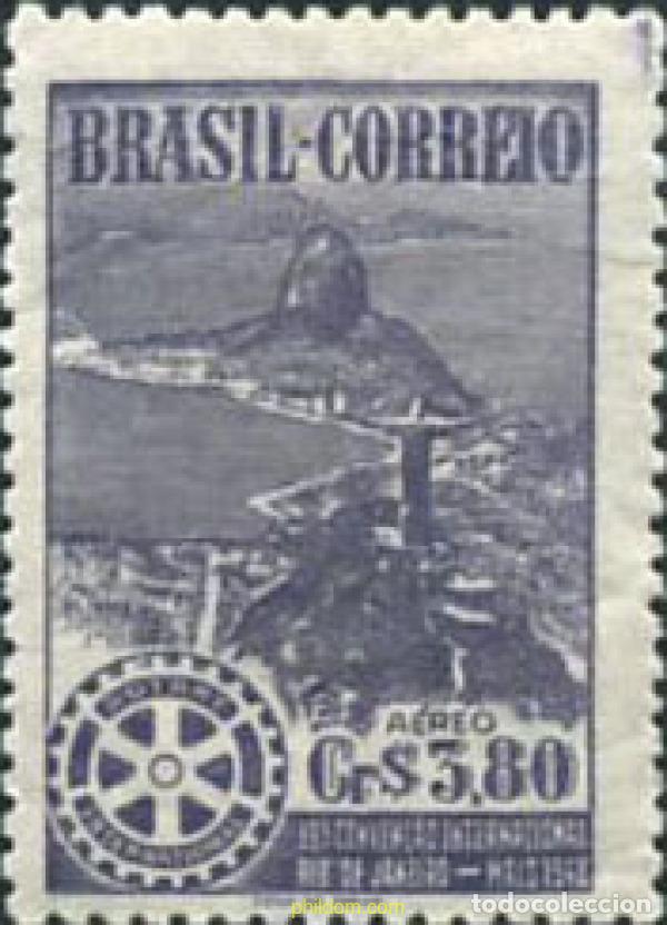 Sellos: 675554 HINGED BRASIL 1948 39 CONGRESO INTERNACIONAL DE ROTARY,RIO DE JANEIRO
