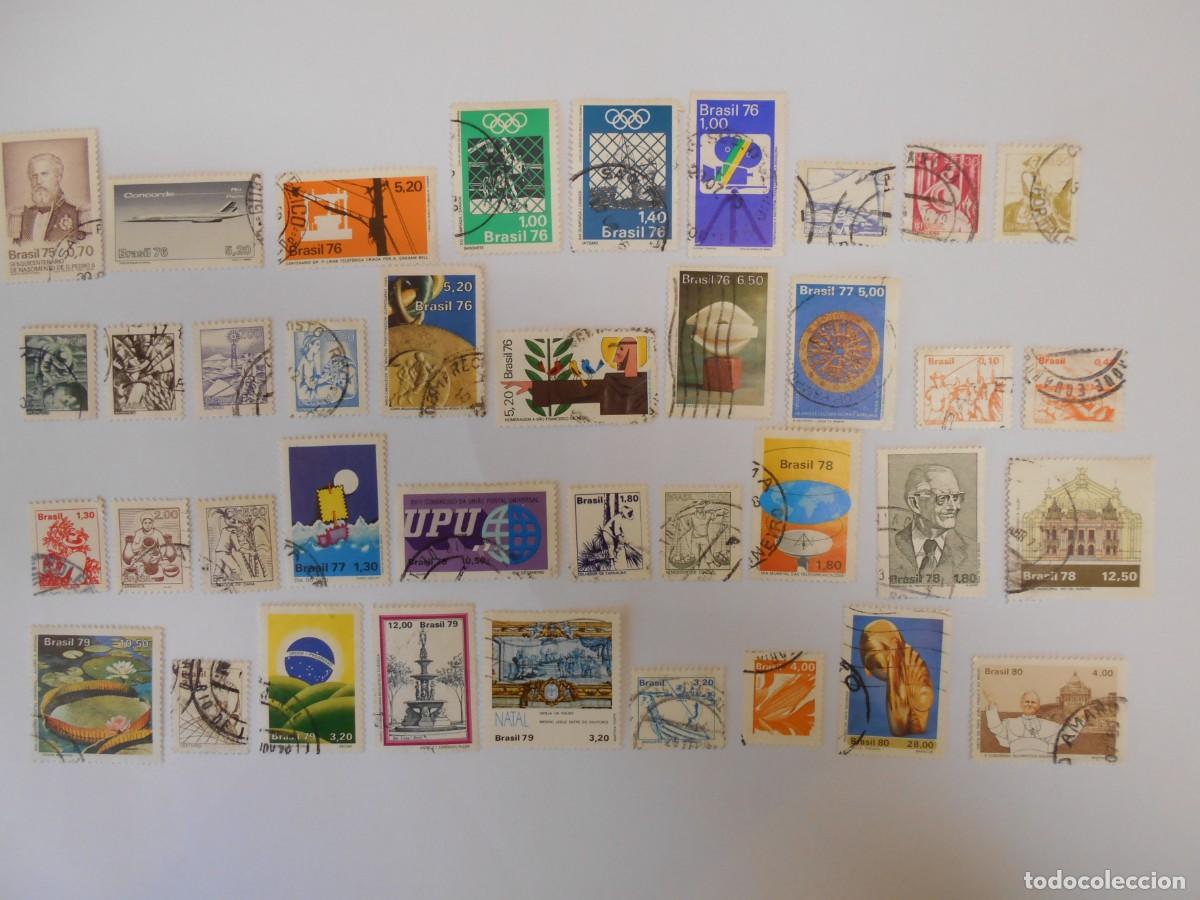 Timbres: BRASIL-LOTE 100 SELLOS DIFERENTES-LOTE 3