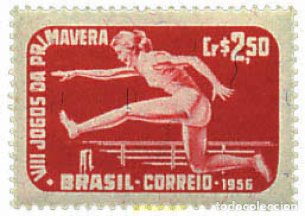 Sellos: 199914 HINGED BRASIL 1956 JUEGOS DEPORTIVOS DE PRIMAVERA