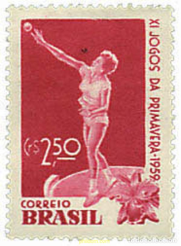 Sellos: 98724 MNH BRASIL 1959 11 JUEGOS DE PRIMAVERA