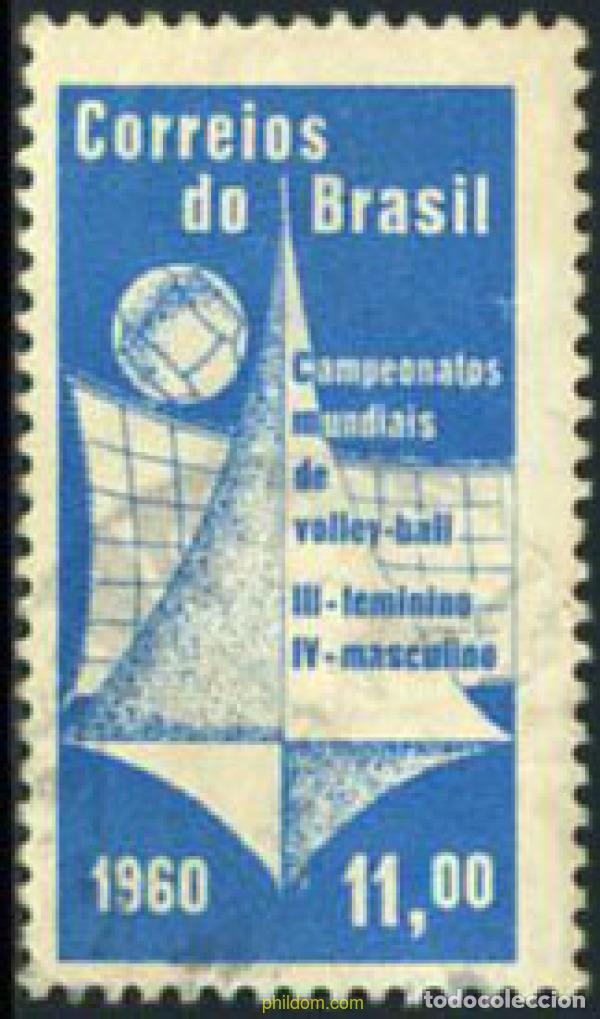 Sellos: 199924 USED BRASIL 1960 CAMPEONATOS DEL MUNDO DE BALONVOLEA