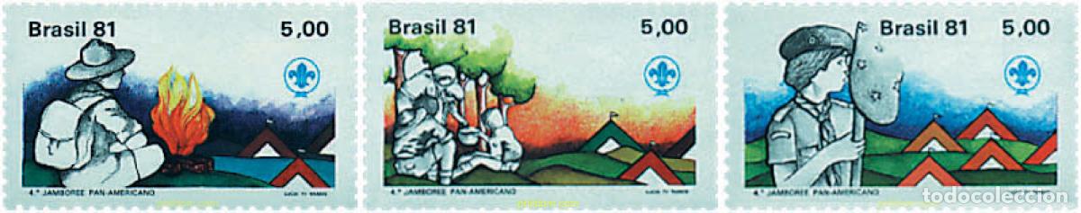 Sellos: 48946 MNH BRASIL 1981 4 JAMBOREE PANAMERICANO