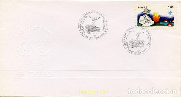 Sellos: 265809 USED BRASIL 1981 4 JAMBOREE PANAMERICANO