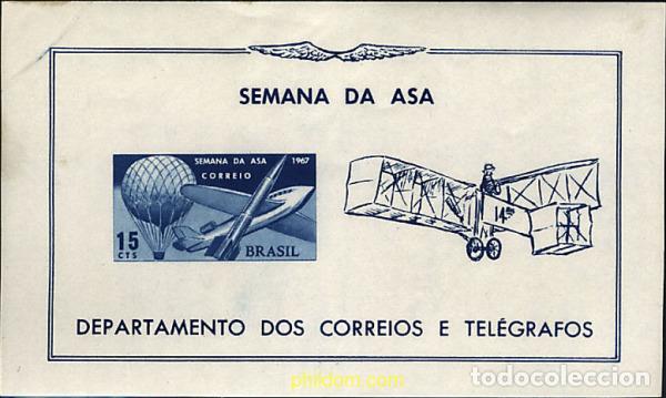 Sellos: 39496 MNH BRASIL 1967 SEMANA DE LA AVIACION