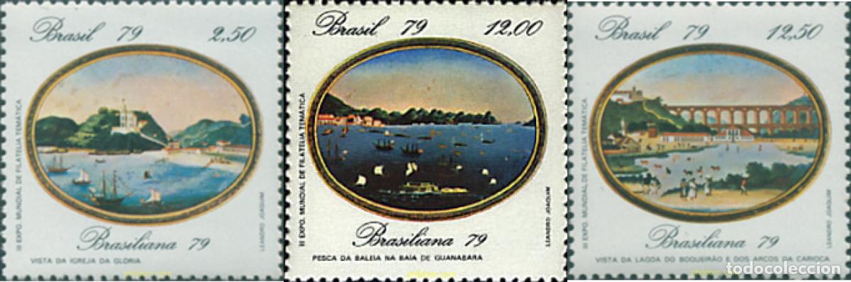 Sellos: 39506 MNH BRASIL 1979 BRASILIANA 79. 3 EXPOSICION MUNDIAL DE FILATELIA TEMATICA