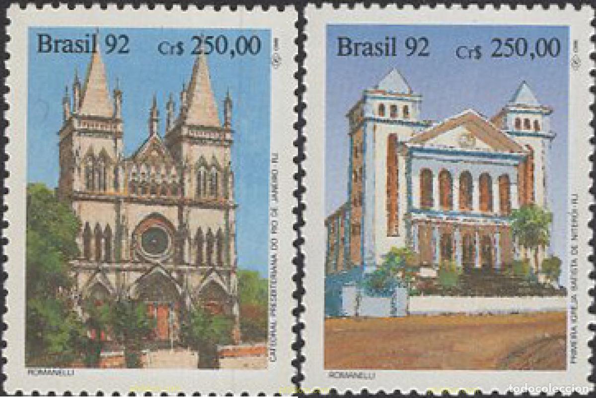 Sellos: 39559 MNH BRASIL 1992 IGLESIAS