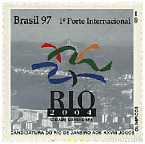 Sellos: 36894 MNH BRASIL 1997 CANDIDATURA DE RIO DE JANEIRO A LOS JUEGOS OLIMPICOS DE 2004