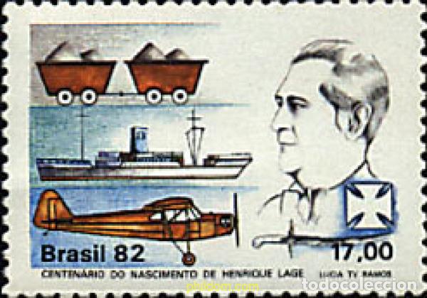 Sellos: 57792 MNH BRASIL 1982 CENTENARIO DEL NACIMIENTO DE ENRIQUE LAGE