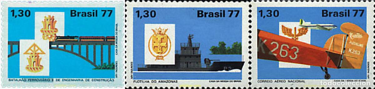 Sellos: 57783 MNH BRASIL 1977 DESARROLLO NACIONAL