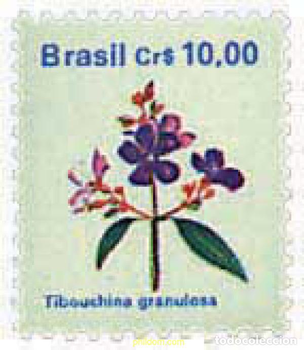 Sellos: 81670 MNH BRASIL 1990 FLORA BRASILE&Ntilde;A