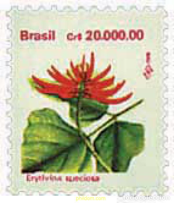 Sellos: 81704 MNH BRASIL 1993 FLORA BRASILE&Ntilde;A