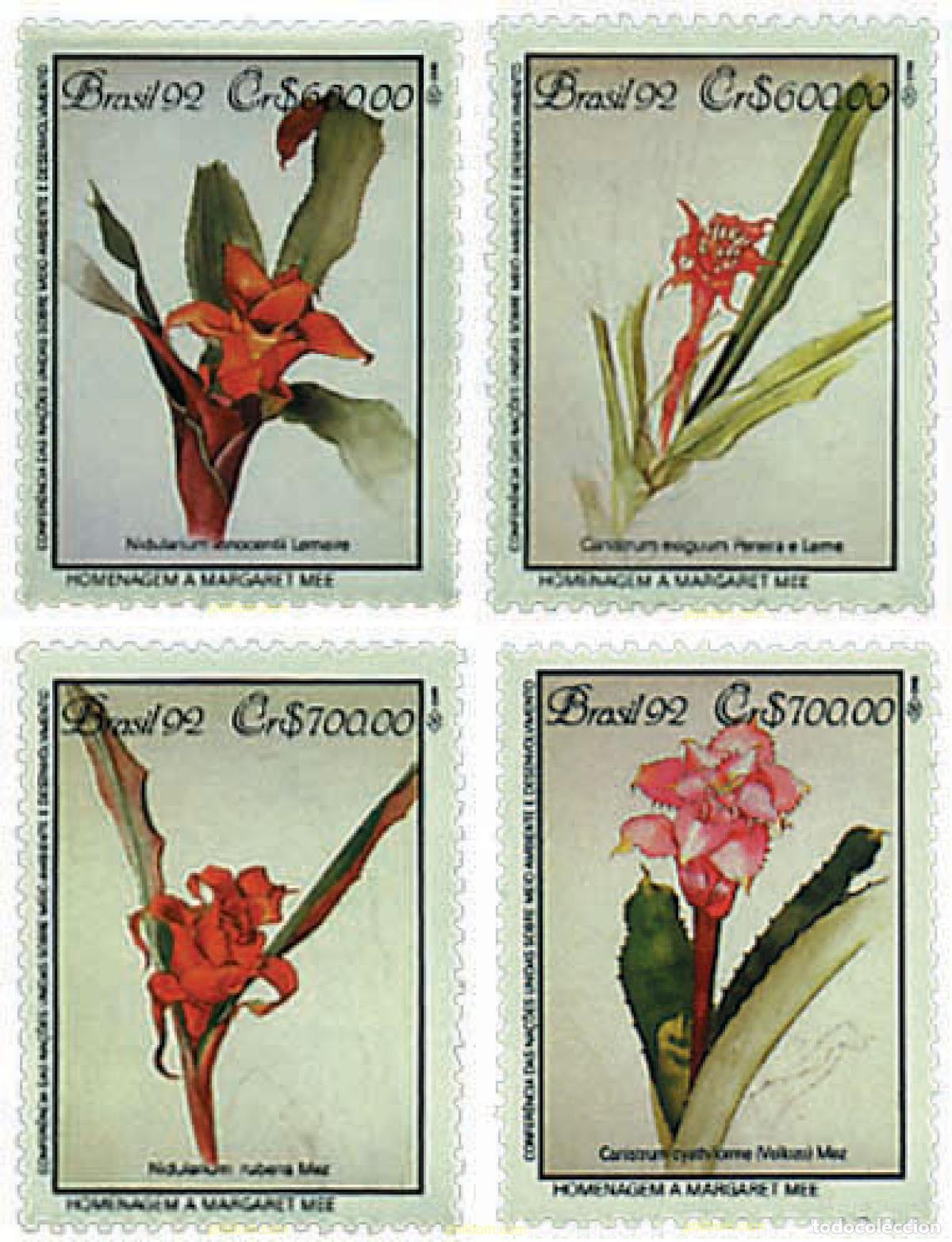 Sellos: 96389 MNH BRASIL 1992 CONFERENCIA DE LAS NACIONES UNIDAS SOBRE EL MEDIO AMBIENTE