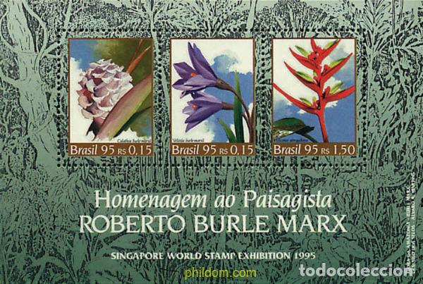 Sellos: 81723 MNH BRASIL 1995 SINGAPORE 95. EXPOSICION FILATELICA INTERNACIONAL