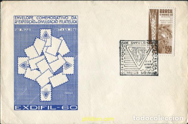 Sellos: 395382 MNH BRASIL 1960 CENTENARIO DEL MINISTERIO DE CULTURA.